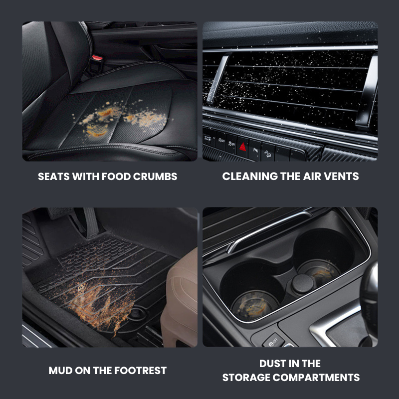 Draadloze Auto Stofzuiger met Krachtige Zuigkracht en Compact Ontwerp 7