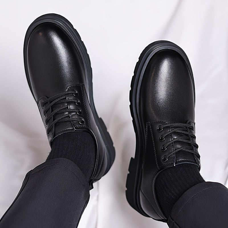 Heren Schoenen met Ronde Neus en Vetersluiting voor Formele Gelegenheden 2