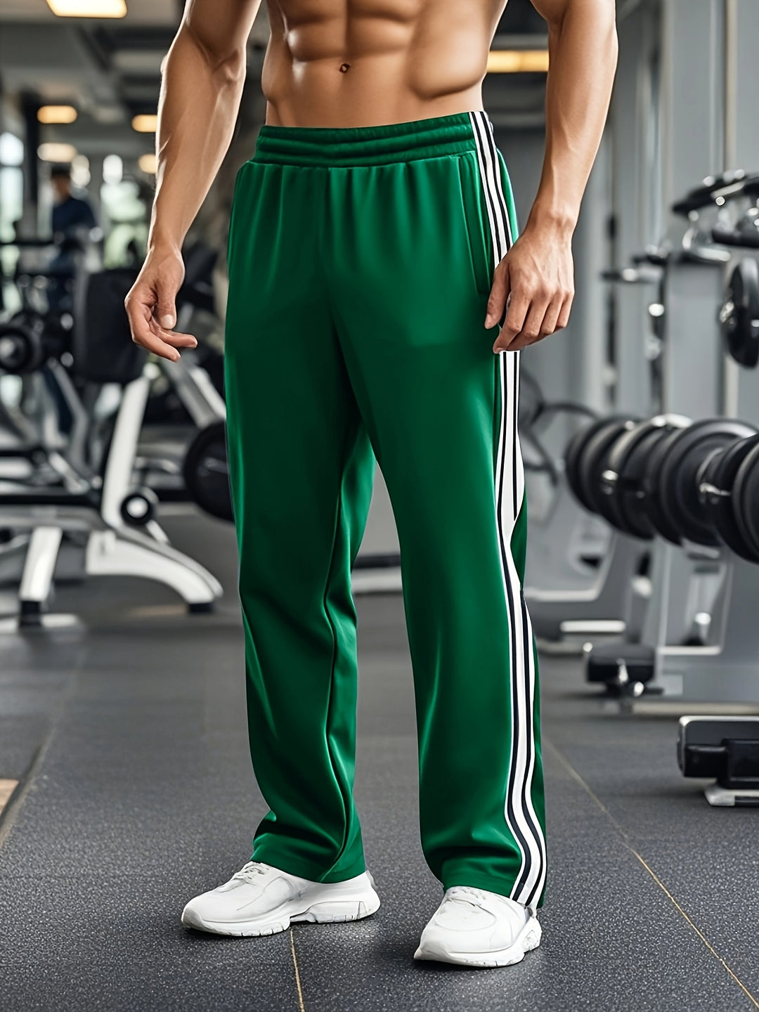 Heren Sportbroek met Ademend Materiaal en Trekkoord 2