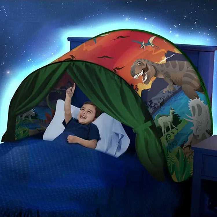 Opvouwbare Bedtent voor Kinderen met Ademend Materiaal en Eenvoudige Montage 1