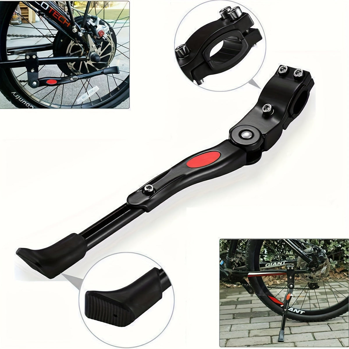 Verstelbare Fietsstandaard van Aluminium met Antislip Voet voor 24-29 Inch Fietsen 1