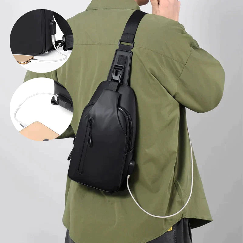 Waterdichte Crossbody Tas met Antidiefstal Functies en Functioneel Design voor Dames en Heren 1
