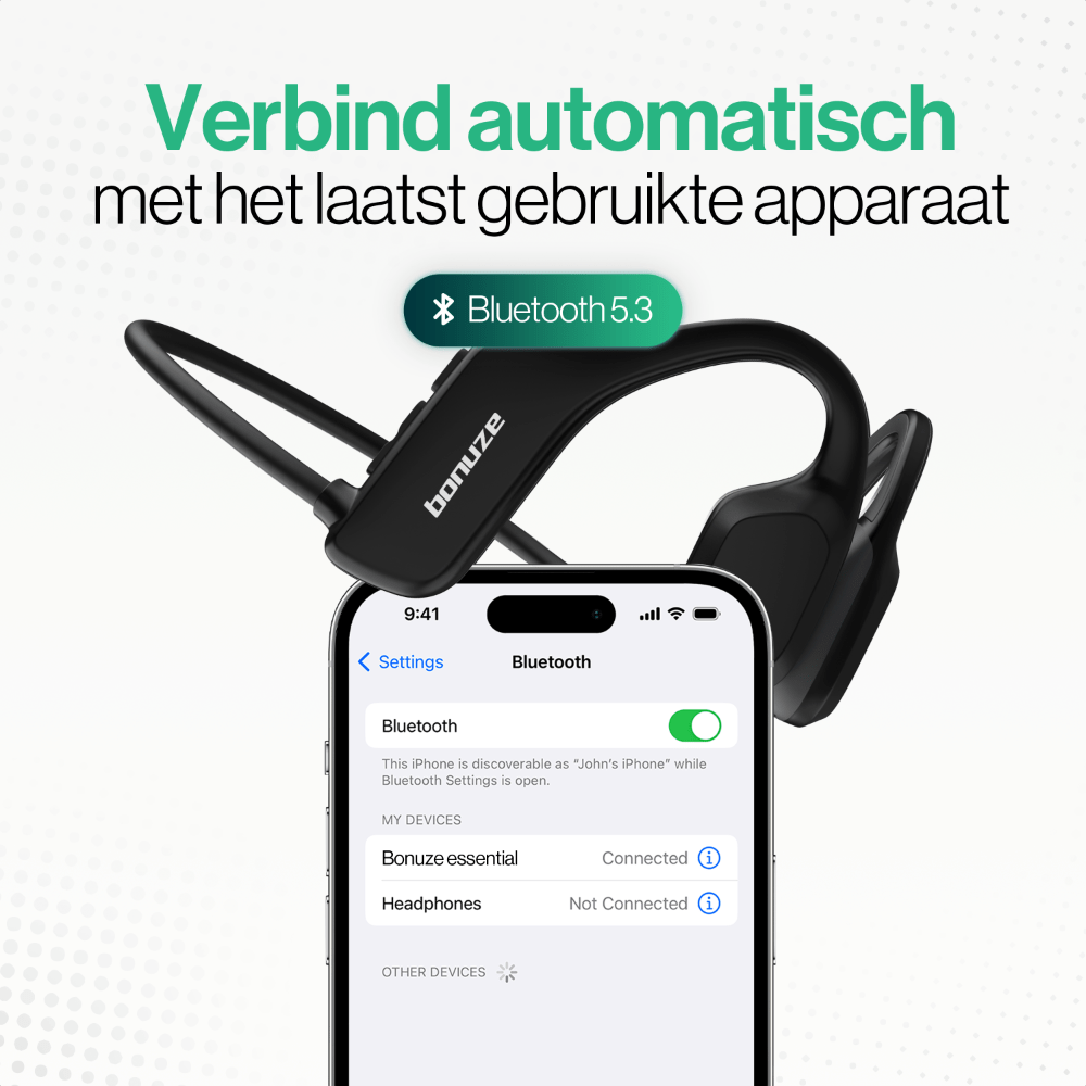 Bone Conduction Headphone: Bonuze Essential