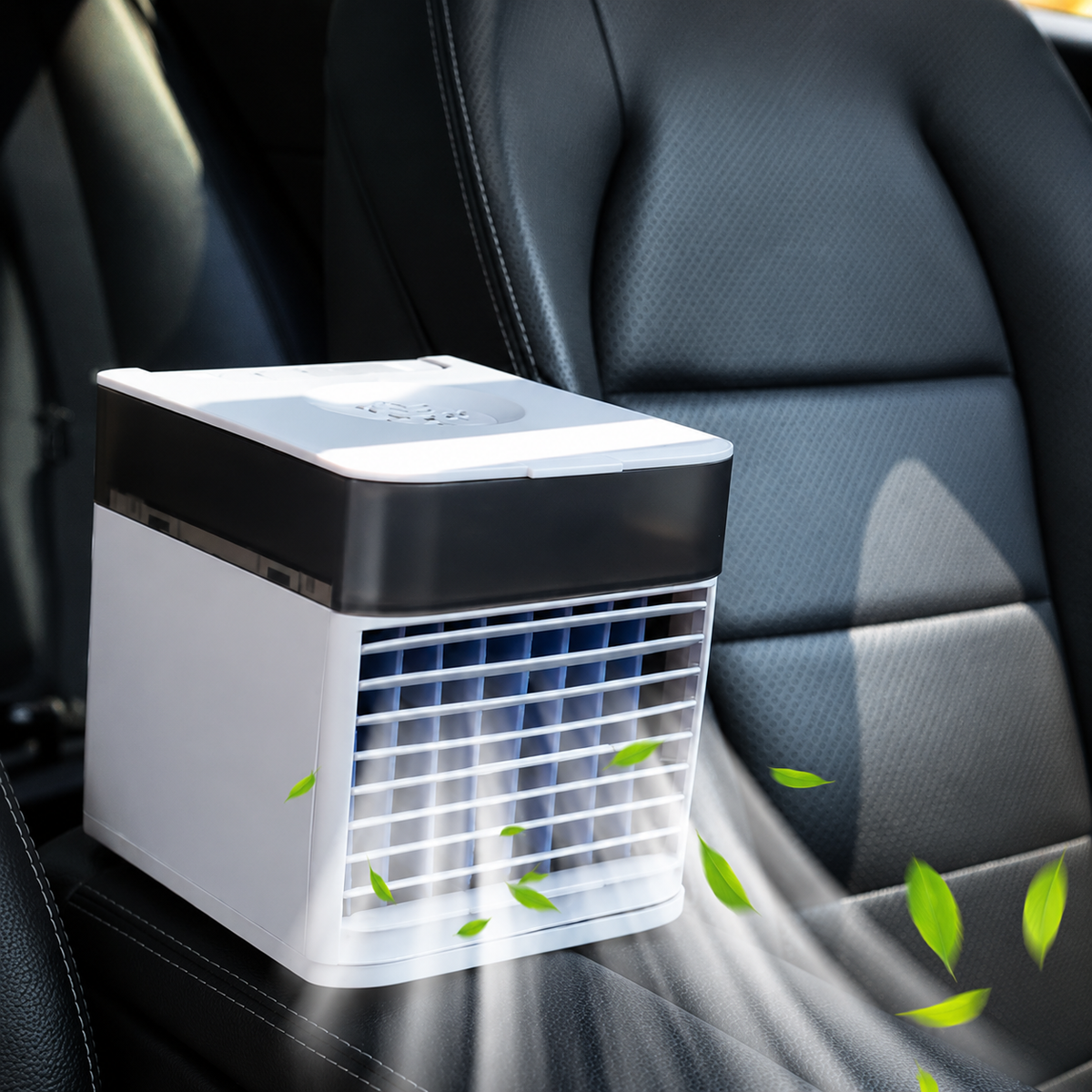 Draagbare Mini Aircooler voor Auto en Thuis met USB Aansluiting