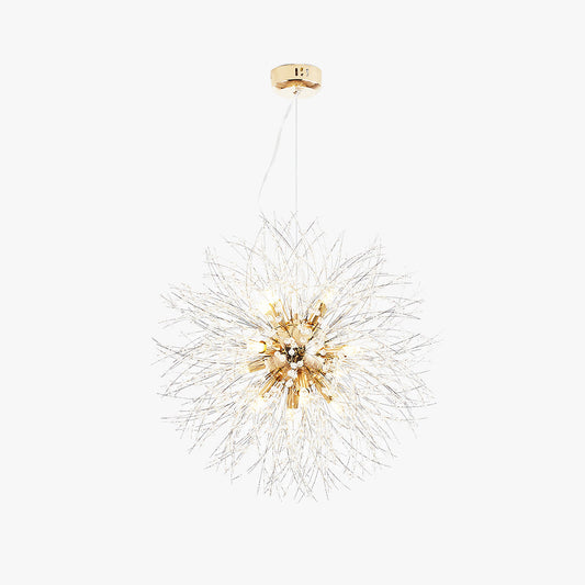 Hanglamp Art Deco met Paardenbloem Design en Verstelbare Hoogte
