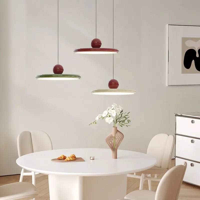 Hanglamp Retro met Schijfvorm en Bolvormige Decoratie