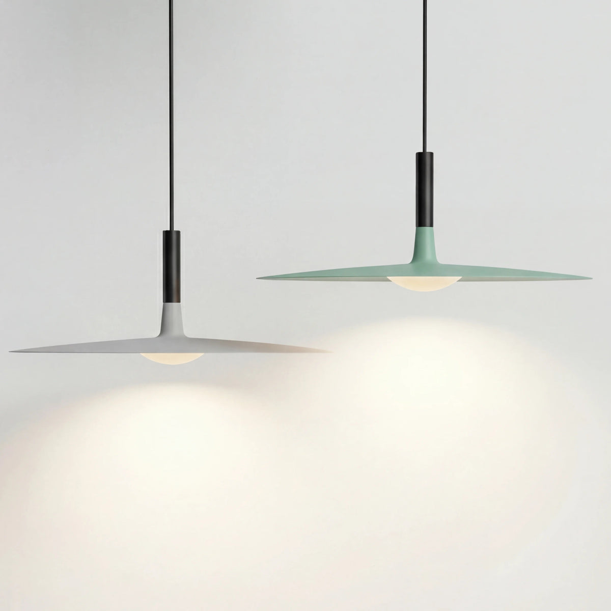 Hanglamp Scandinavisch Plat met Slank Design en Warm LED Licht