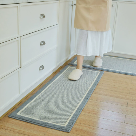 Keukenloper Antislip met Rand Design en Wasbaar Oppervlak