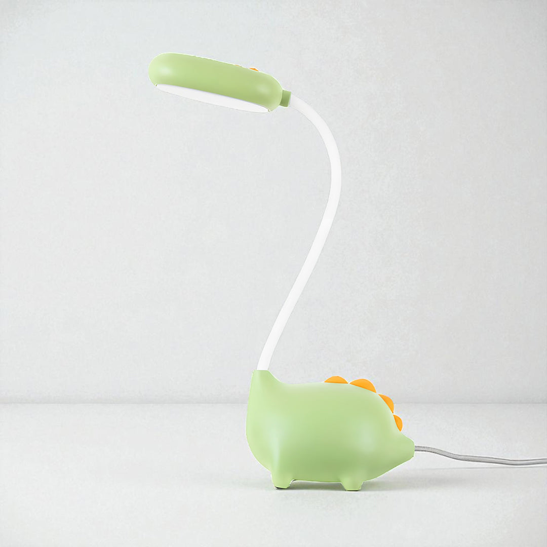 Kindertafellamp LED Dimbaar met Flexibele Arm en Dinosaurus Design