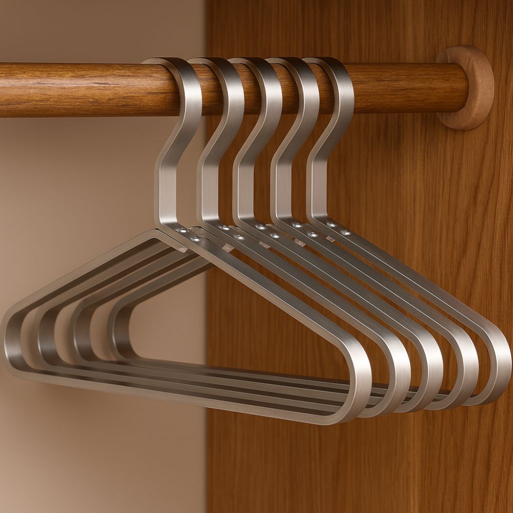 Kledinghangers Metaal Platzsparend Smal Profiel 10-pack