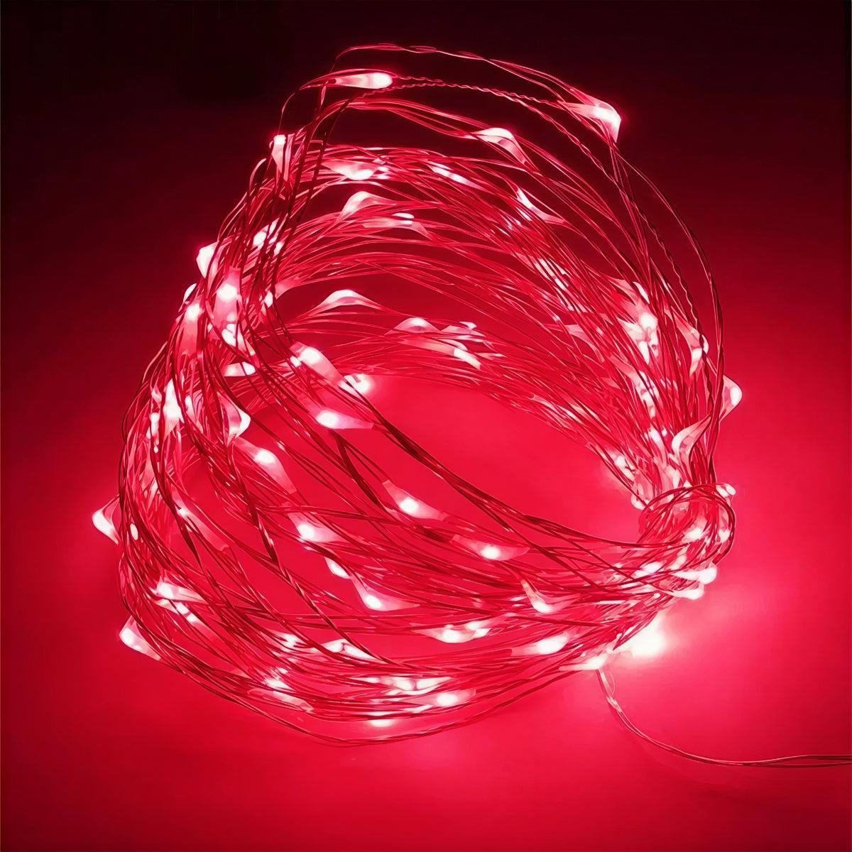 LED Fairy Lights op Batterijen met Buigbaar Koperdraad
