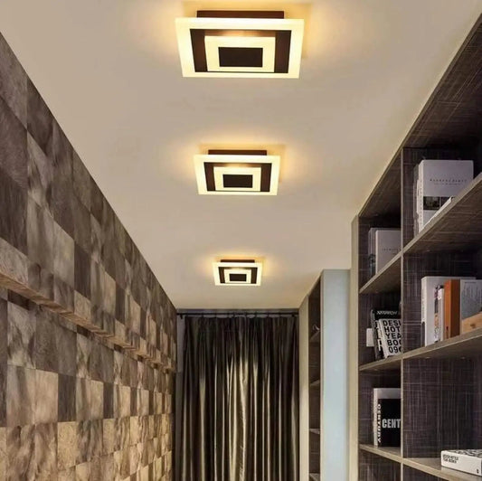 Plafondlamp Minimalistisch met Vierkant Design voor Hal en Woonkamer