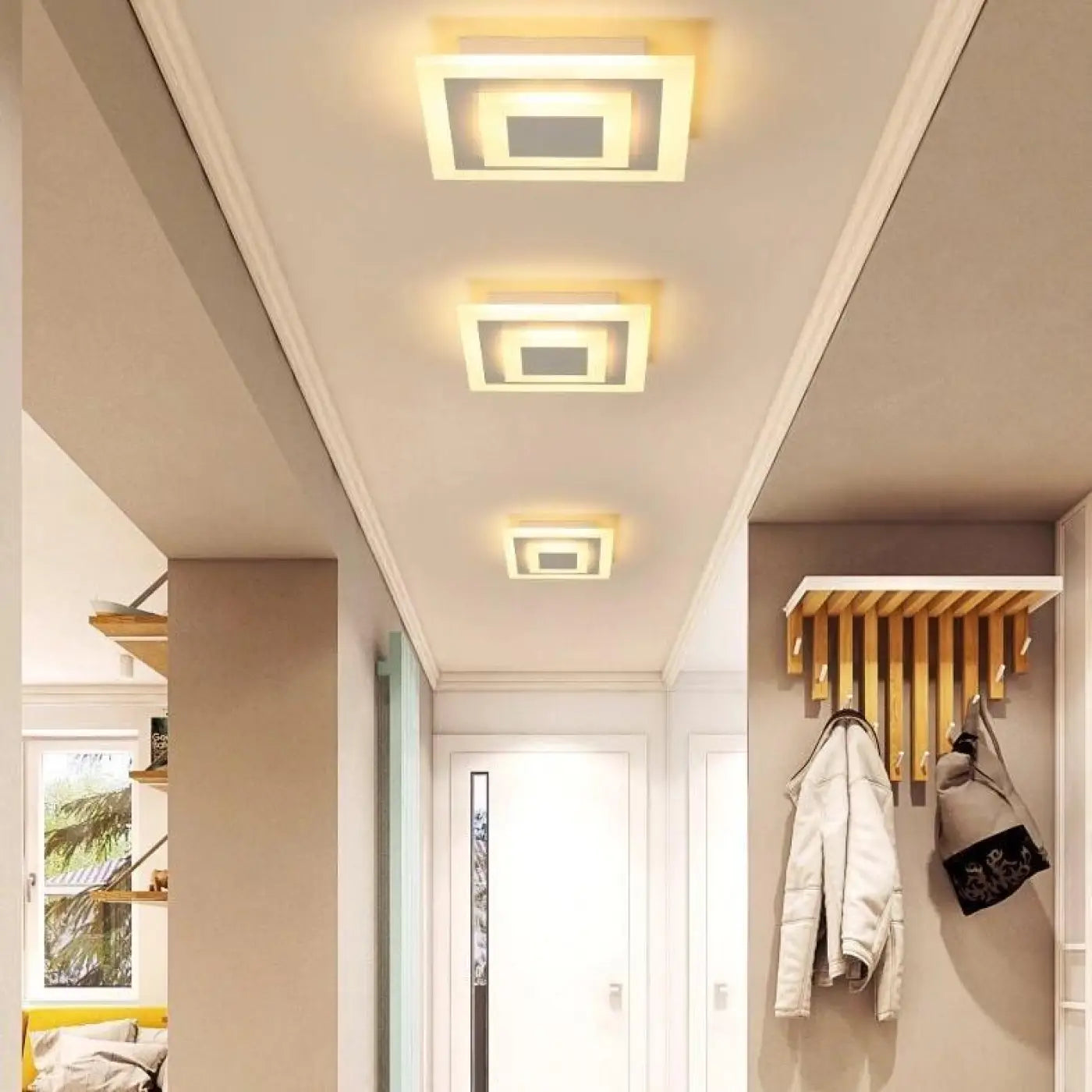 Plafondlamp Minimalistisch met Vierkant Design voor Hal en Woonkamer