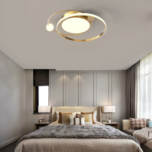 Plafondlamp Modern met Dubbele Ring en Geïntegreerde LED ##POS:2##