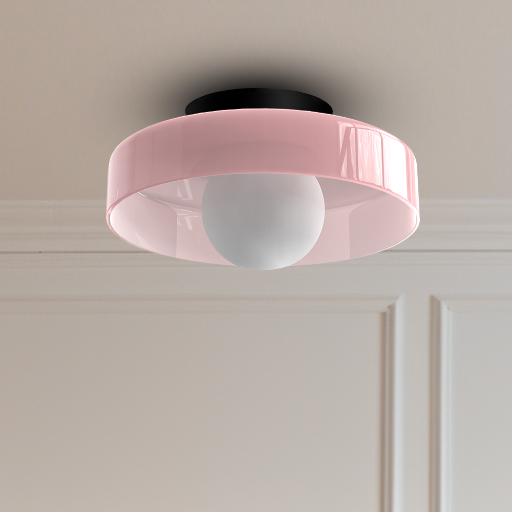 Plafondlamp Wandlamp Modern Minimalistisch met Glazen Bol en Ronde Kap