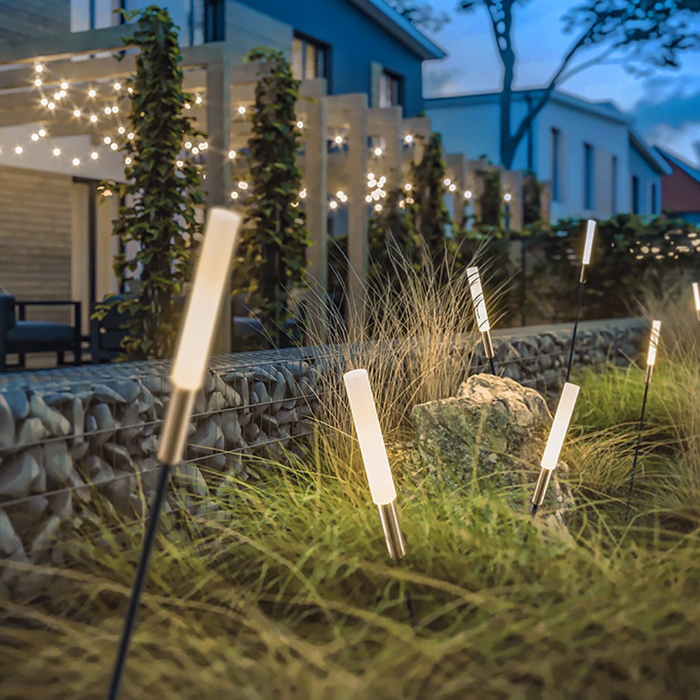 Solar Tuinlamp Riet LED Prikspot voor Gazon en Pad