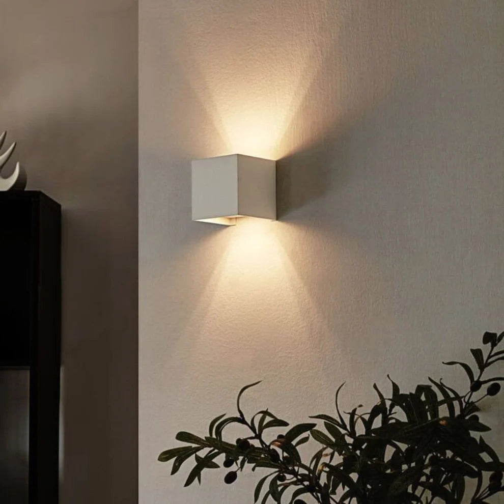 Wandlamp Minimalistisch Kubus met Verstelbare Lichthoek voor Binnen en Buiten
