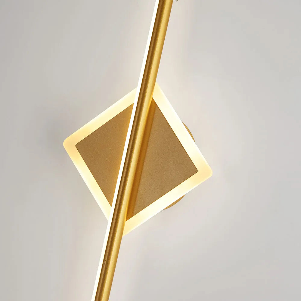 Wandlamp Minimalistisch LED met Ronde Schakelaar en Drie Kleurtemperaturen