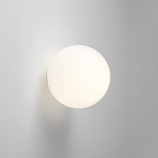 Wandlamp Minimalistisch met Glazen Bol en Geïntegreerde LED