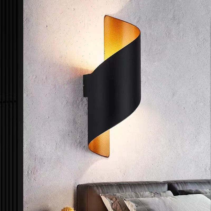 Wandlamp Modern met Spiraalvorm voor Binnen en Buiten