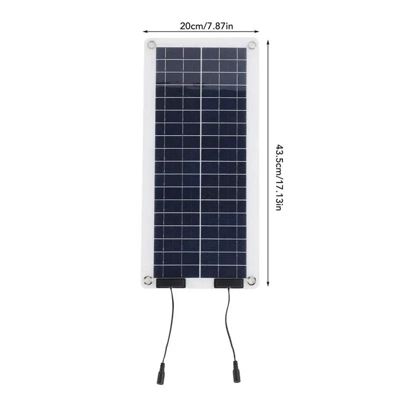 Zonnepaneel Oplader voor Auto, Camper en Boot met Zuignappen en Regelaar ##POS:5##