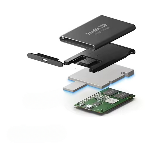 128TB Externe SSD met Supersnelle USB 3.1 en USB-C Connectiviteit 1