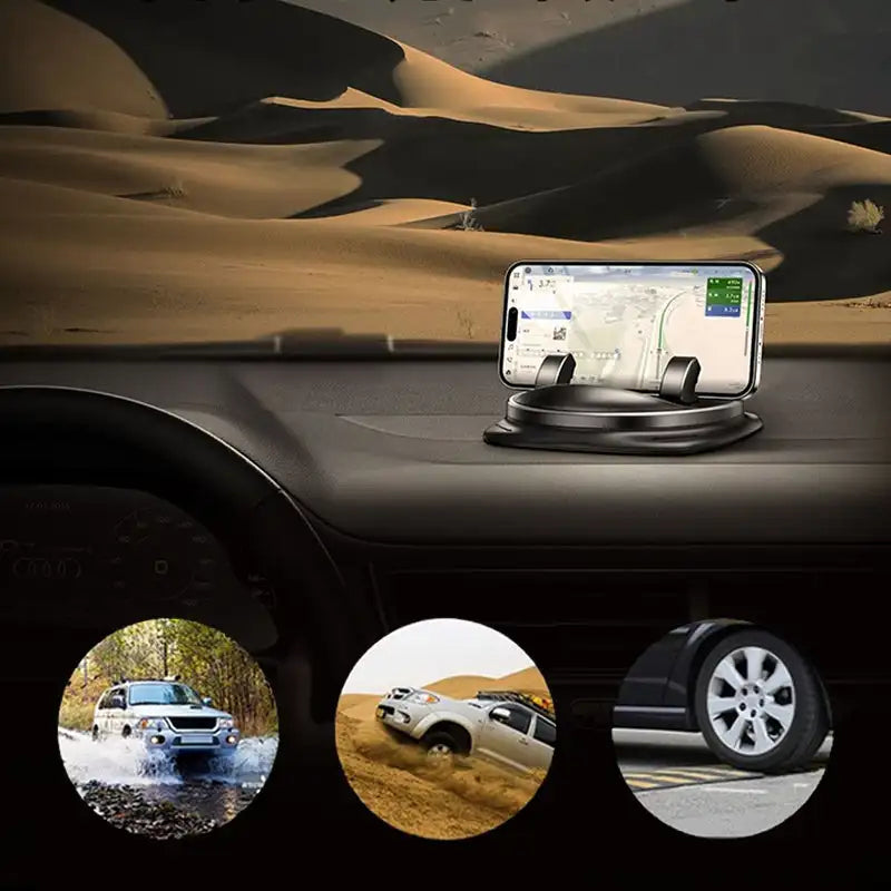 360° Draaibare Auto Telefoonhouder met Eenvoudige Installatie en Universele Compatibiliteit 4