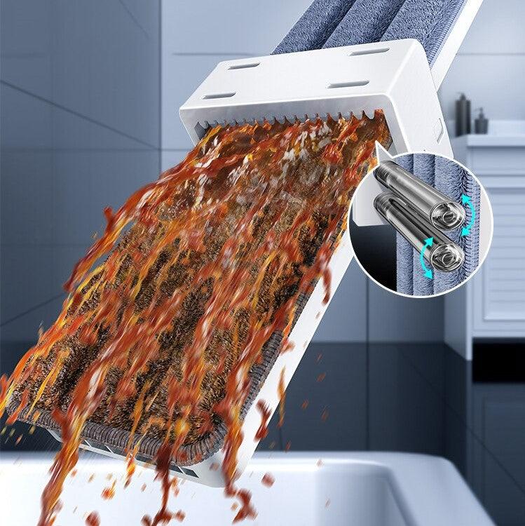 360° Roterende Mop met Verstelbare Steel en Ergonomisch Ontwerp voor Efficiënte Vloerreiniging 2