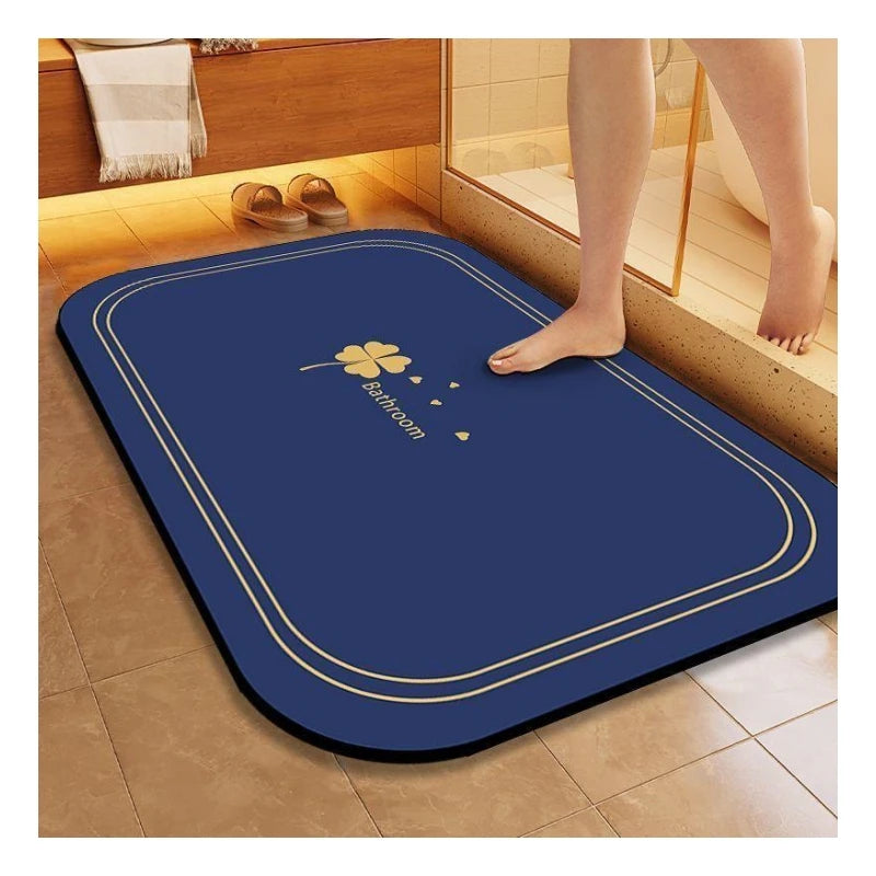 Antislip Badmat met Snelle Vochtopname en Effen Patroon voor Badkamer 2