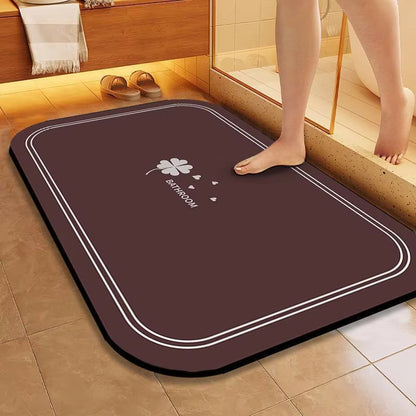 Antislip Badmat met Snelle Vochtopname en Effen Patroon voor Badkamer 7