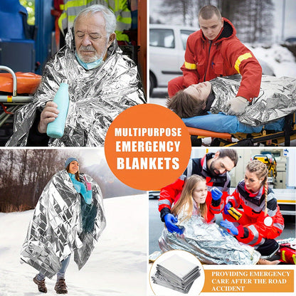 Compacte Waterdichte Nooddeken voor Optimale Warmtebehoud en Lichtgewicht Transport 5
