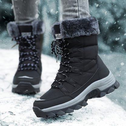Dames Winterlaarzen met Waterdicht Bovenwerk en Fleece Isolatie 4