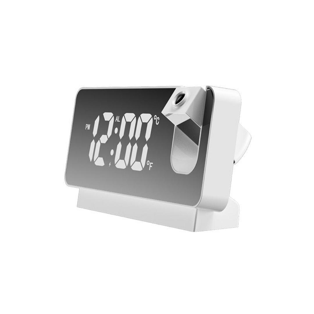 Digitale Wekker met Projector, Draaibare Tijdweergave en USB Oplaadpoort 1