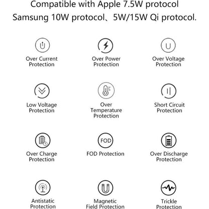 Digitale Wekker met QI-Oplader en Instelbare Helderheid voor Minimalistische Interieurs 2