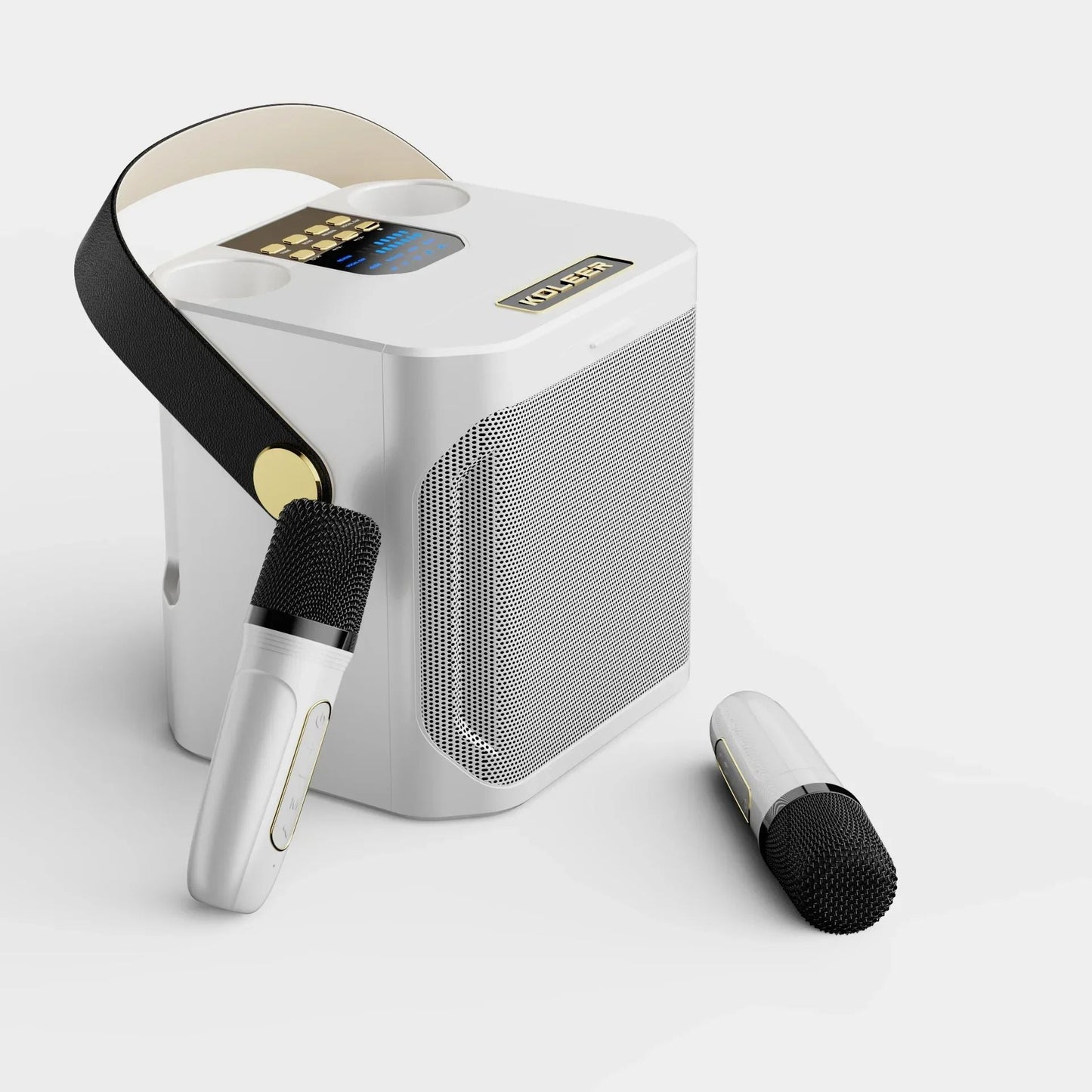 Draagbare Karaoke Luidspreker met 360° Stereo Surround en Dubbele Microfoon 6