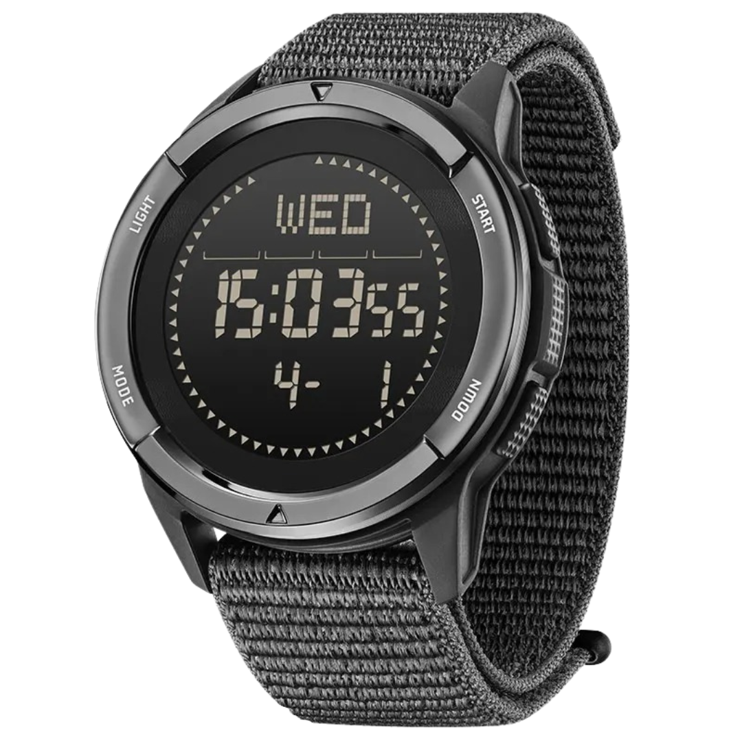 Duurzaam Carbon Fiber Horloge met Fitness Tracker en Waterbestendigheid tot 50 Meter 1