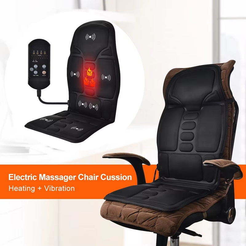 Elektrische Massagepad met Warmte en 8 Massagemodi voor Thuis en Auto 1