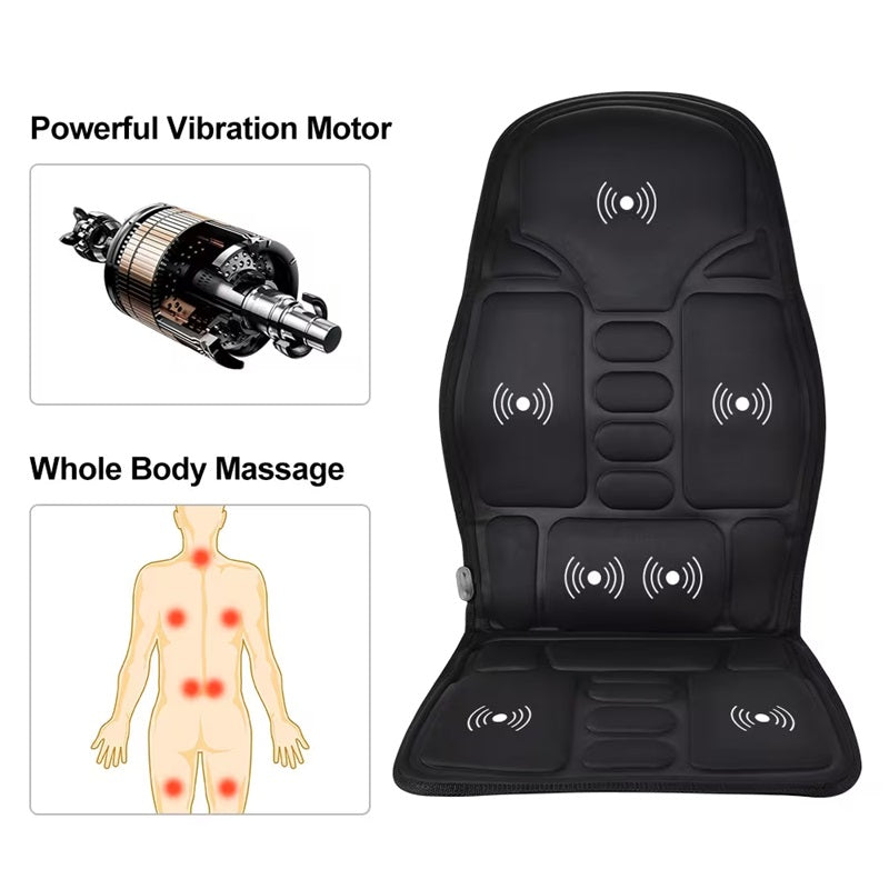 Elektrische Massagepad met Warmte en 8 Massagemodi voor Thuis en Auto 4