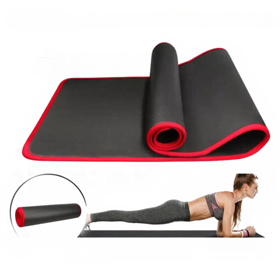 Extra Dikke Yogamat met Antislip Grip en Comfortabele Demping voor Yoga en Pilates 1