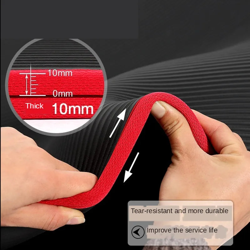 Extra Dikke Yogamat met Antislip Grip en Comfortabele Demping voor Yoga en Pilates 3