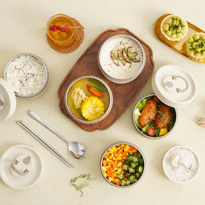 Geïsoleerde Lunchbox van Duurzaam Staal met Lekvrij Ontwerp en Thermische Isolatie 6