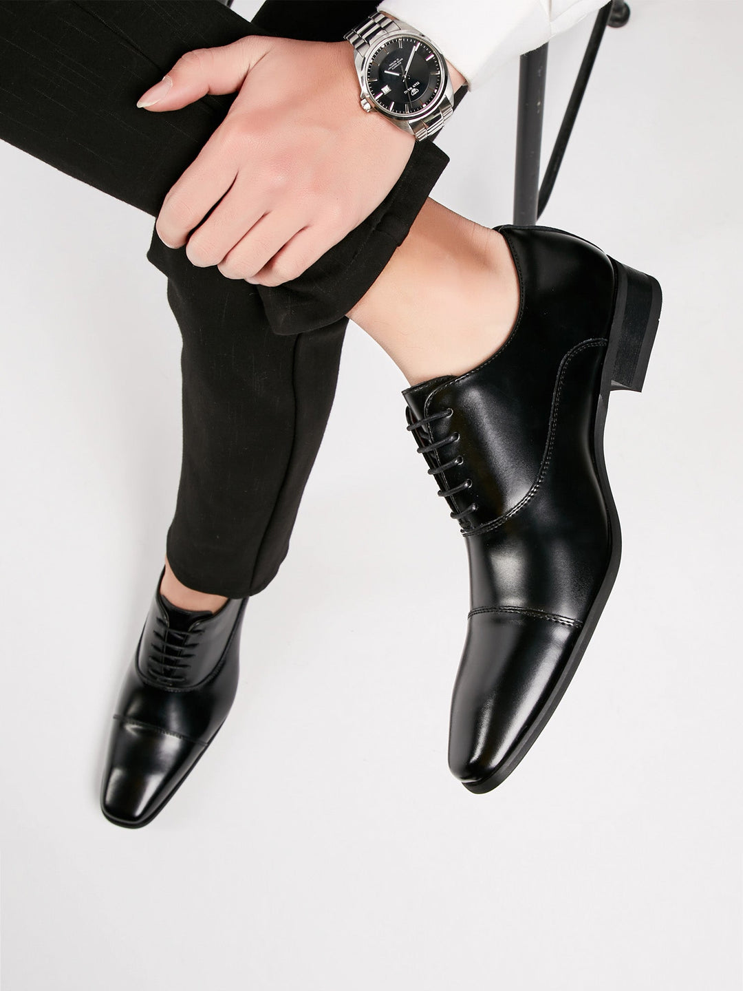 Heren Schoenen met Gepolijste Afwerking en Ademend Comfort 4