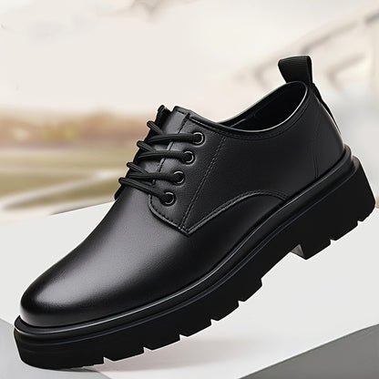 Heren Schoenen met Ronde Neus en Vetersluiting voor Formele Gelegenheden 0