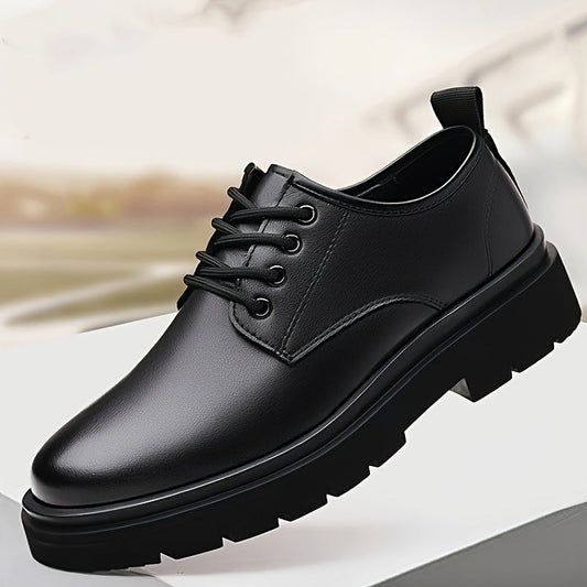 Heren Schoenen met Ronde Neus en Vetersluiting voor Formele Gelegenheden 0