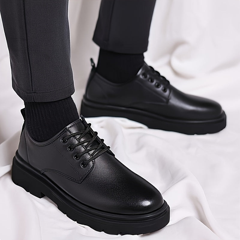 Heren Schoenen met Ronde Neus en Vetersluiting voor Formele Gelegenheden 1