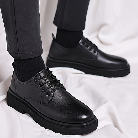 Heren Schoenen met Ronde Neus en Vetersluiting voor Formele Gelegenheden 1