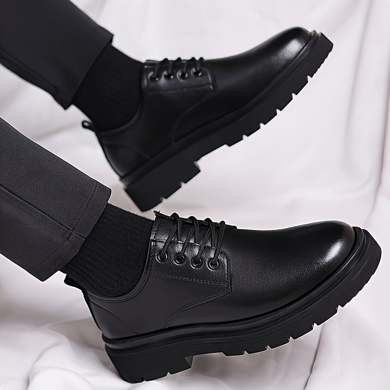 Heren Schoenen met Ronde Neus en Vetersluiting voor Formele Gelegenheden 3