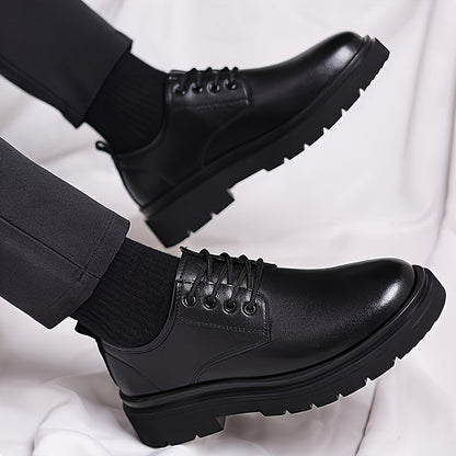 Heren Schoenen met Ronde Neus en Vetersluiting voor Formele Gelegenheden 3