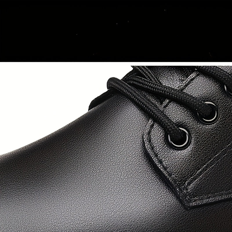 Heren Schoenen met Ronde Neus en Vetersluiting voor Formele Gelegenheden 4
