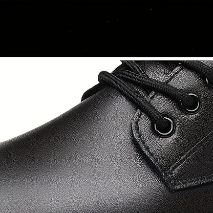 Heren Schoenen met Ronde Neus en Vetersluiting voor Formele Gelegenheden 4